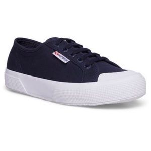 Superga 2294 Toe-Cap Navy Sneakers
